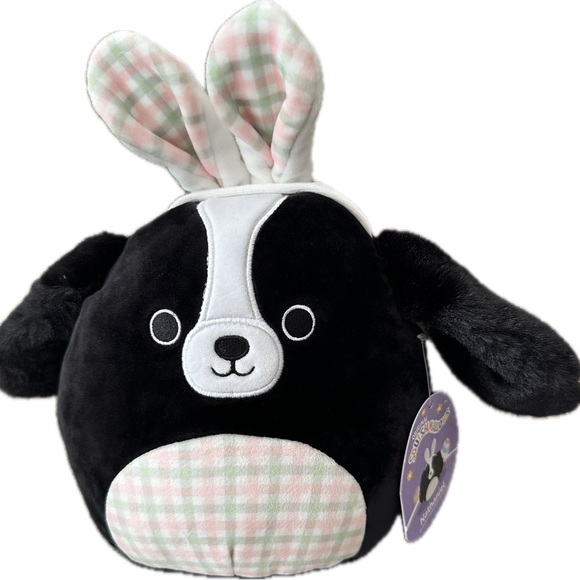 NWT 🐶 🐣 8" Nathaniel Cocker Spaniel Dog Bunny Ears Easter - Picture 2 of 5